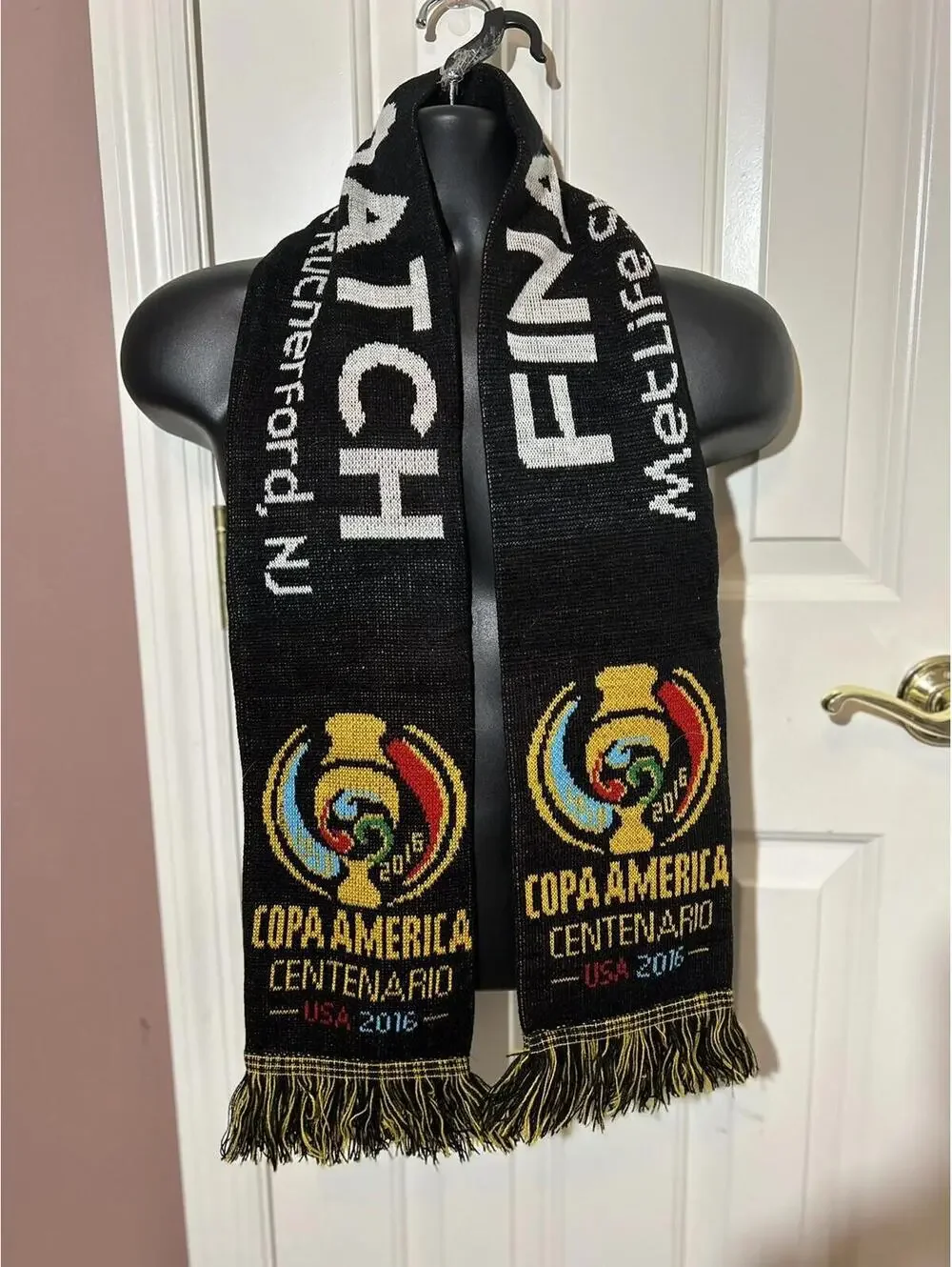 Copa America Centenario 2016 Final Match USA Metlife Stadium NJ Scarf